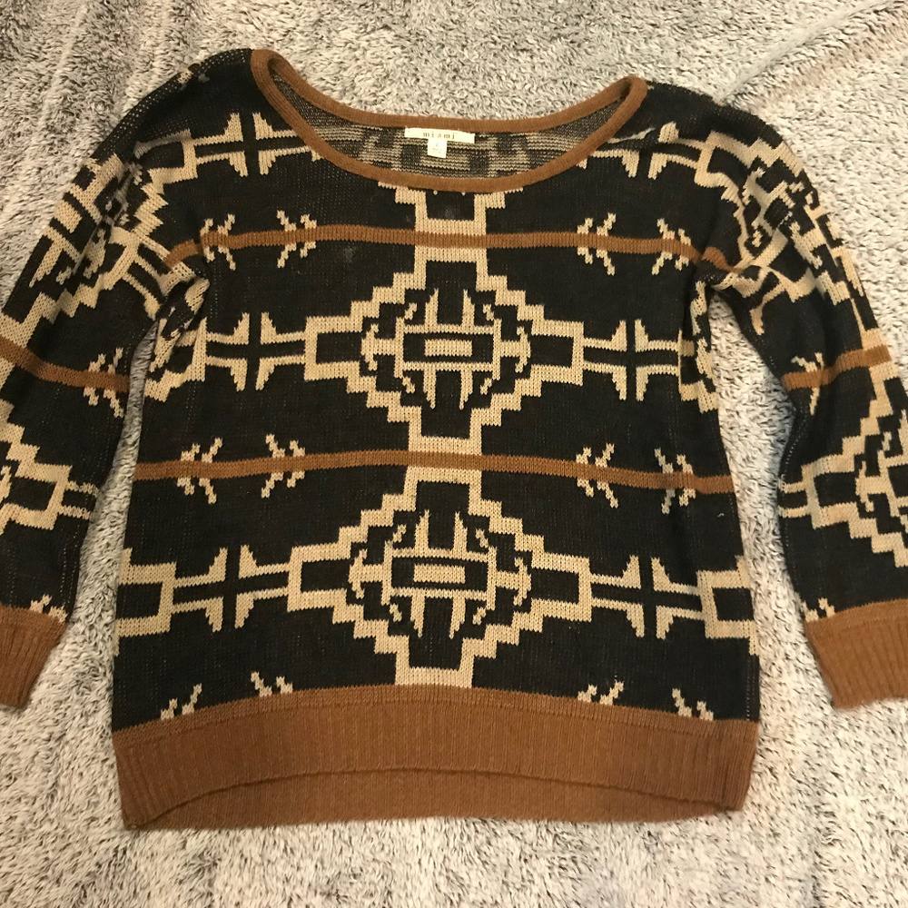 Miami Tribal Print Sweater